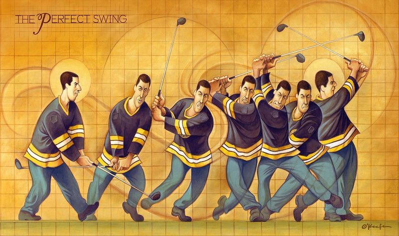 David O'Keefe: The Perfect Swing - A Tribute to Happy Gilmore - 22x13 Print