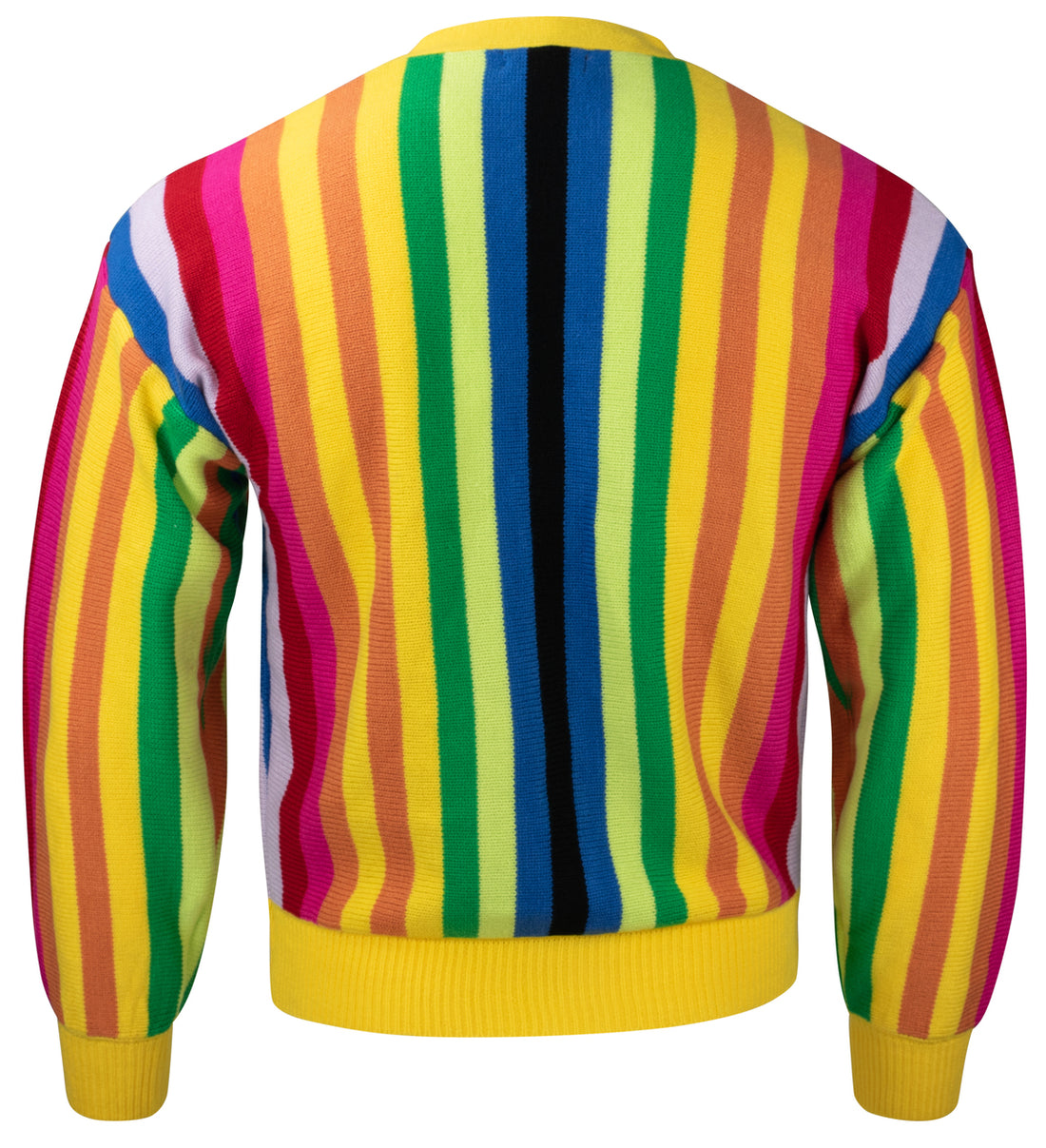 Caddyshack Mens Rainbow Golf Cardigan Sweater