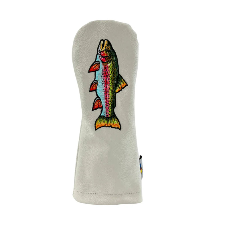 Sunfish: Hand Embroidered Headcover (Driver, Fairway, Hybrid, or Set) - Rainbow Trout