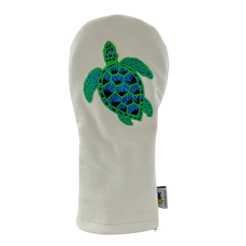 Sunfish: Hand Embroidered Headcover (Driver, Fairway, Hybrid, or Set) - Sea Turtle