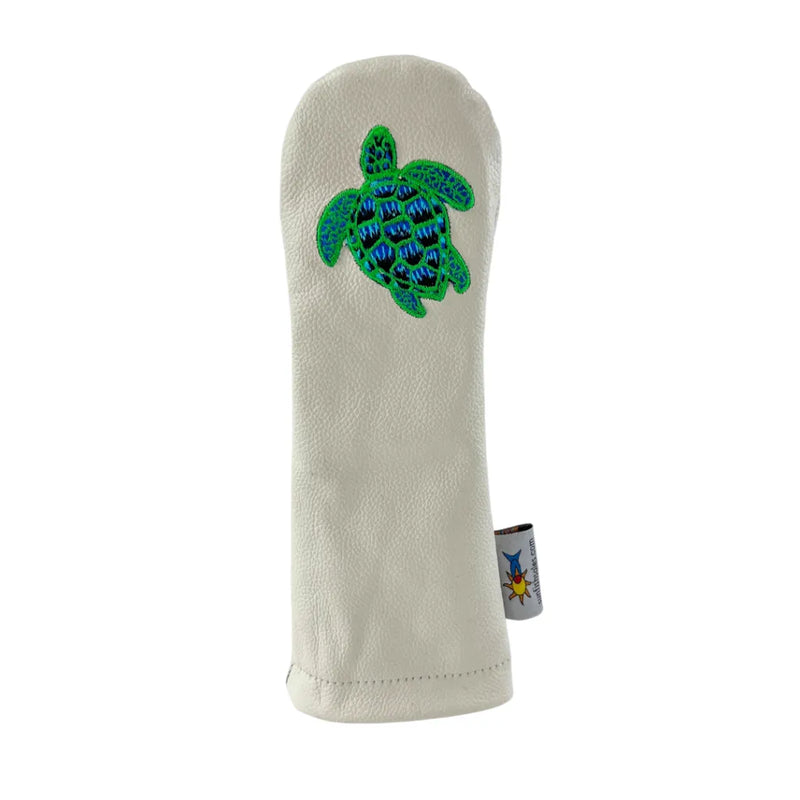 Sunfish: Hand Embroidered Headcover (Driver, Fairway, Hybrid, or Set) - Sea Turtle