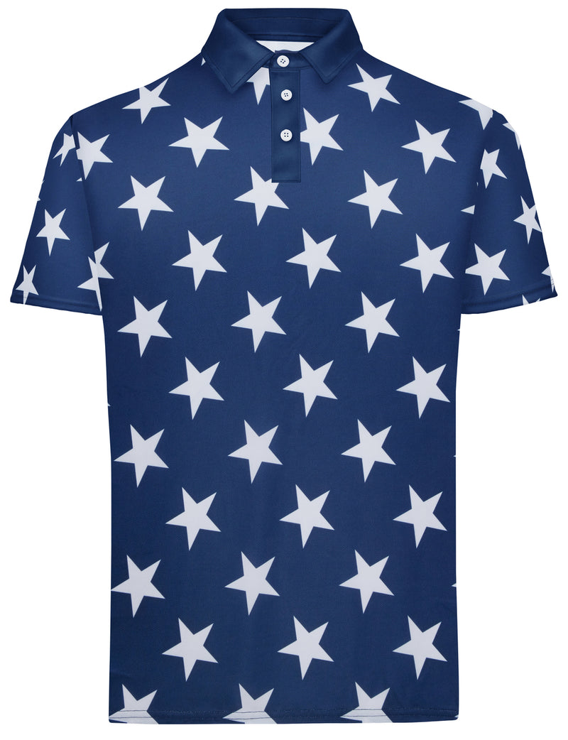 All Star Mens Golf Polo Shirt by ReadyGOLF