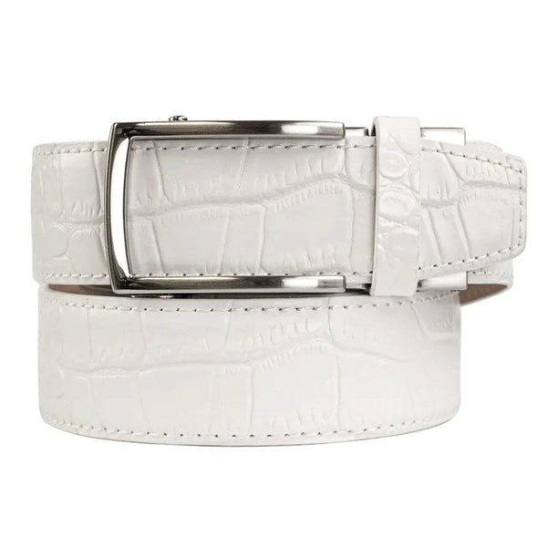 Nexbelt: Men's Alligator Series 2.0 Dress Belt - White