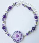 One Putt Designs - Amazing Amethyst Ball Marker Ankle Bracelet