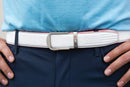Nexbelt: Men's Anthem Leather Belt - White