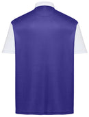 Classic Argyle Mens Golf Polo Shirt - Purple & Gold by ReadyGOLF