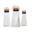 Sunfish: Duraleather Headcover (Driver, Fairway, Hybrid, or Set) - Arizona State Flag