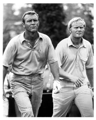 Jack Nicklaus and Arnold Palmer Unsigned 16x20 Photo by Superstar Greetings