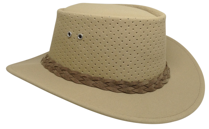 Aussie Chiller Outback Bushie Perforated Hat - Blonde