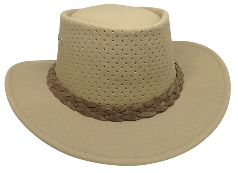 Aussie Chiller Outback Bushie Perforated Hat - Blonde