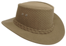 Aussie Chiller Outback Bushie Perforated Hat - Carmel