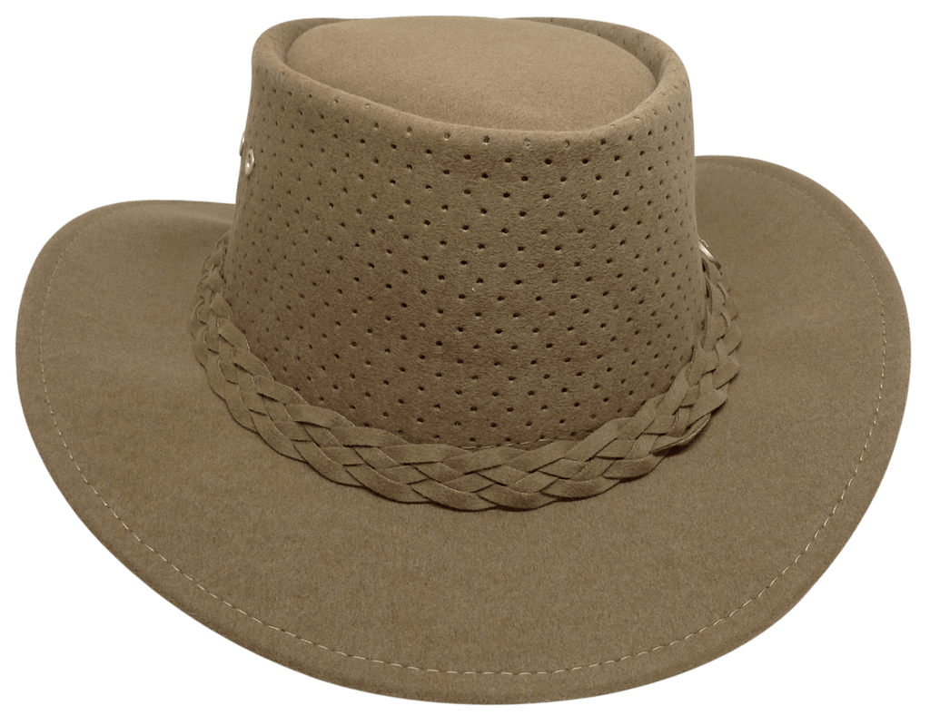 Carmel Outback Bushie Perforated Shade Hat by Aussie Chiller