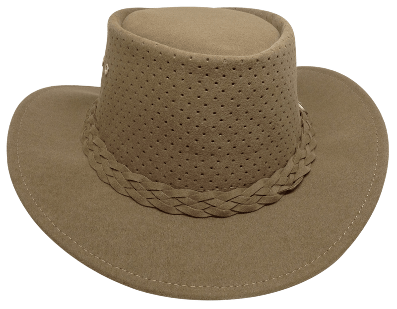 Carmel Outback Bushie Perforated Shade Hat by Aussie Chiller
