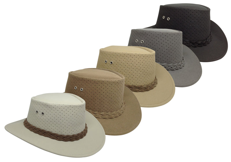 Aussie Chiller: Perforated Hats - Outback Bushie