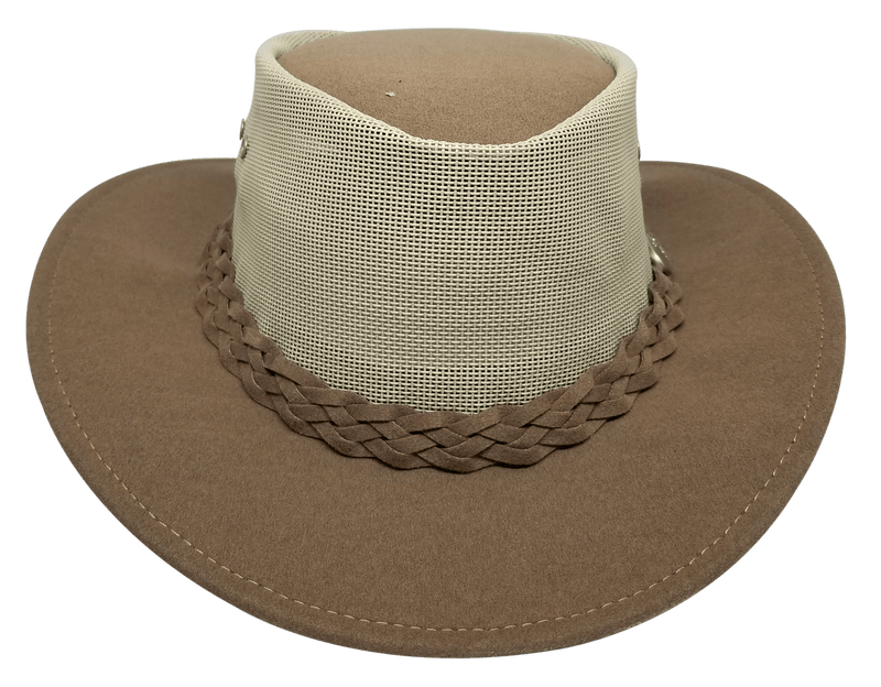 Camel Outback Mesh Hat by Aussie Chiller