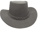 Aussie Chiller Outback Bushie Perforated Hat - Grey