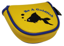 Be A Goldfish Embroidered Putter Cover - Mallet by ReadyGOLF