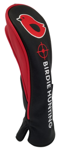 Birdie Hunting Embroidered Hybrid Headcover - Red by ReadyGOLF