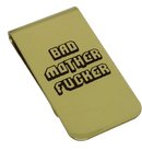 Bad Mother Fucker Money Clip by ReadyGOLF - Gold