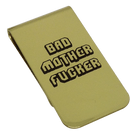 Bad Mother Fucker Money Clip by ReadyGOLF - Gold