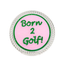 Navika: Glitzy Kicks Candy Shoe Ball Marker - Born to Sparkle (Pink)