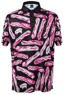 Bacon Mens Golf Polo Shirt by ReadyGOLF