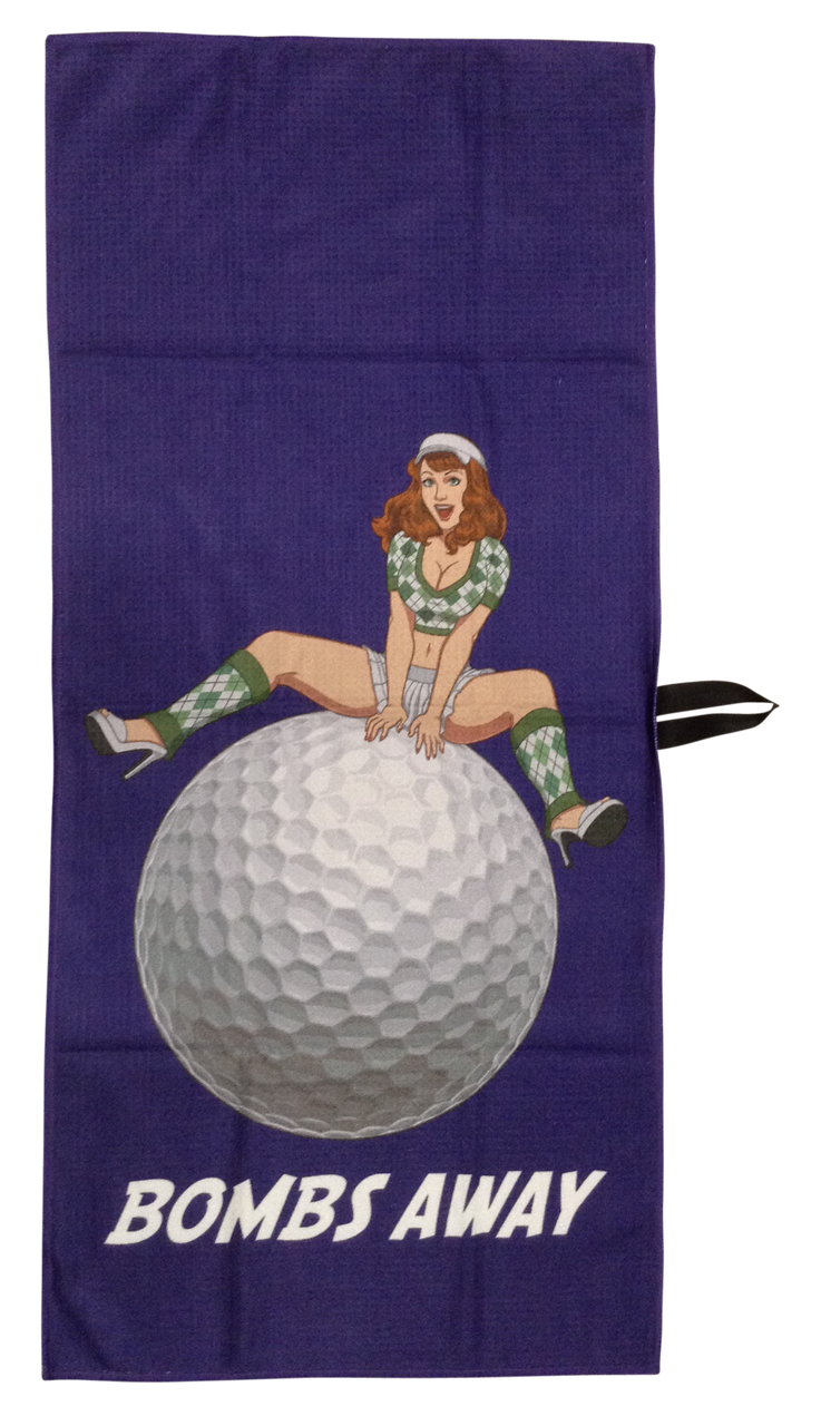 Bombs Away! Waffle Golf Towel by ReadyGOLF