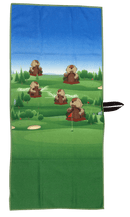Dancing Gopher Waffle Golf Towel by ReadyGOLF