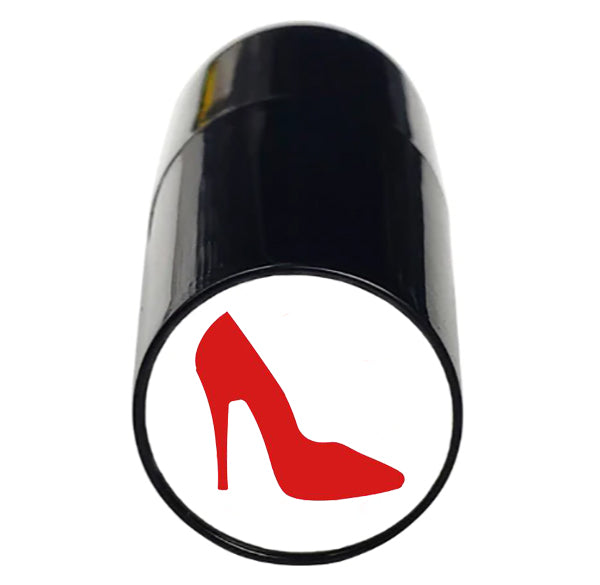 Red High Heel Shoe Golf Ball Stamp Identifier by ReadyGOLF