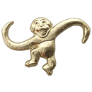 ReadyGolf: Barrel of Monkeys Gold Plated Ball Marker & Hat Clip