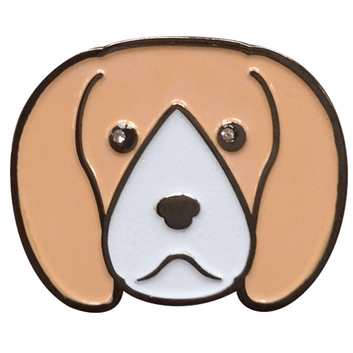 ReadyGolf: Beagle Dog Ball Marker & Hat Clip