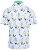 Beer O'Clock Somewhere Mens Golf Polo Shirt by ReadyGOLF