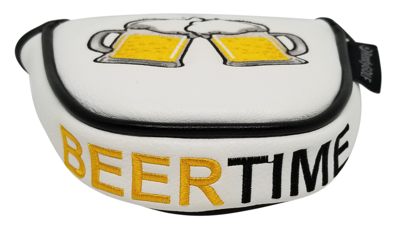 Beer Time Embroidered Putter Cover - Mallet