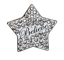ReadyGolf: Believe Star with Crystals Ball Marker & Hat Clip