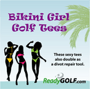 Bikini Lady Golf Tees (10 Pack)
