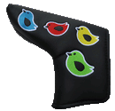 Birdie Hunting Embroidered Putter Cover - Blade by ReadyGOLF