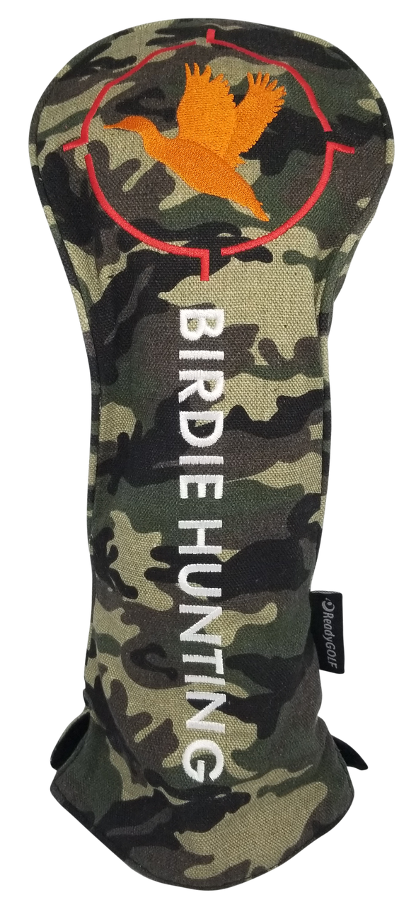 Birdie Hunting CAMO Embroidered Driver Headcover by ReadyGOLF