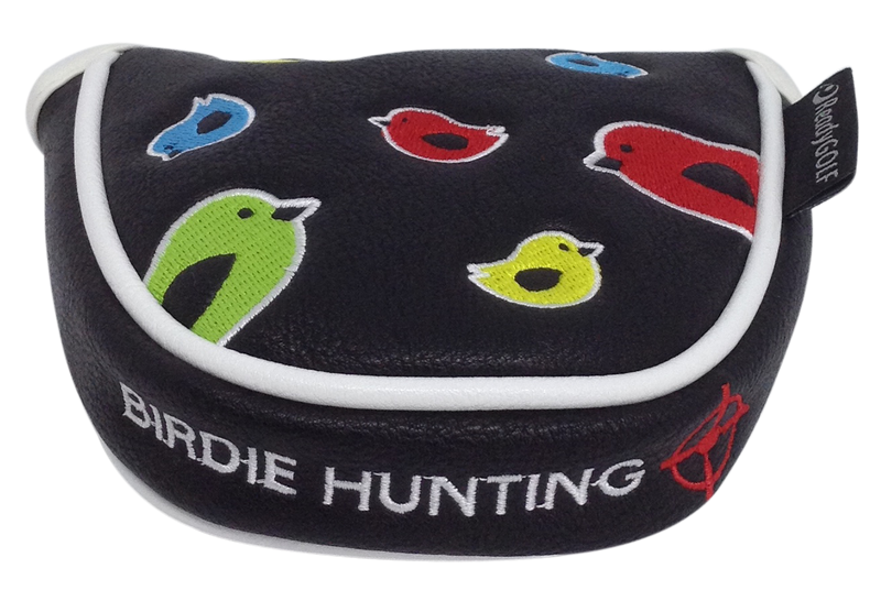 Birdie Hunting Embroidered Putter Cover by ReadyGOLF - Mallet
