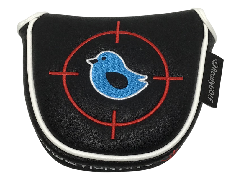 Birdie Hunting Embroidered Putter Cover by ReadyGOLF - Mallet (Crosshairs)