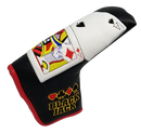 Black Jack Embroidered Putter Cover - Blade by ReadyGOLF
