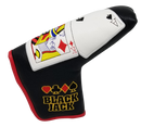Black Jack Embroidered Putter Cover - Blade by ReadyGOLF