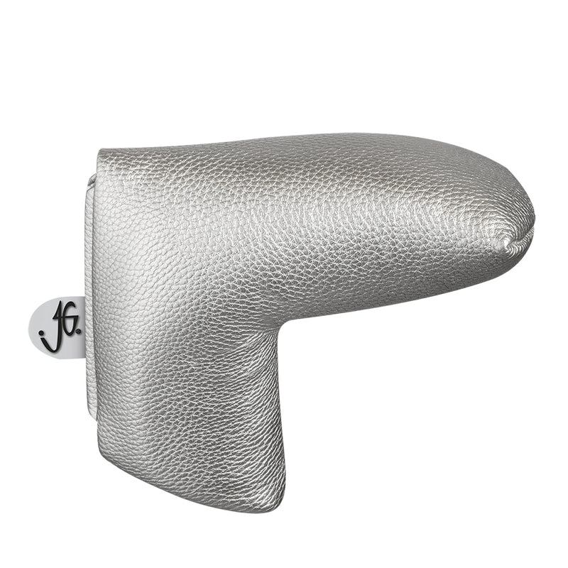 Just 4 Golf: Putter Cover Blade Headcovers - Metallic Silver