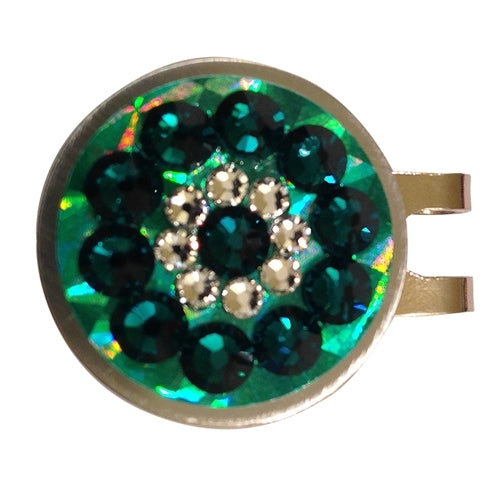 Blingo Ball Markers: Emerald Reflective