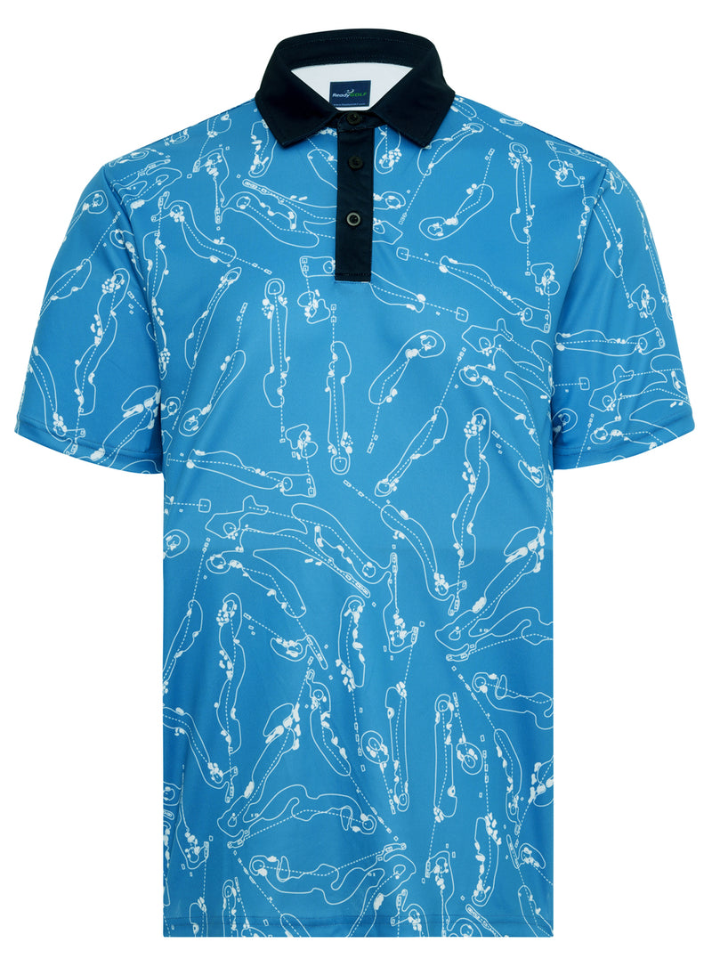 Blueprint Mens Golf Polo Shirt by ReadyGOLF