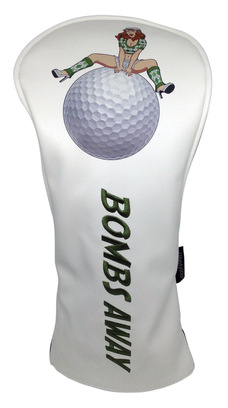Bombs Away! Embroidered Pinup Driver Headcover by ReadyGOLF