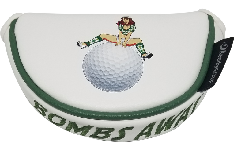 Bombs Away! Embroidered Putter Cover - Mid-Size Mallet by ReadyGOLF