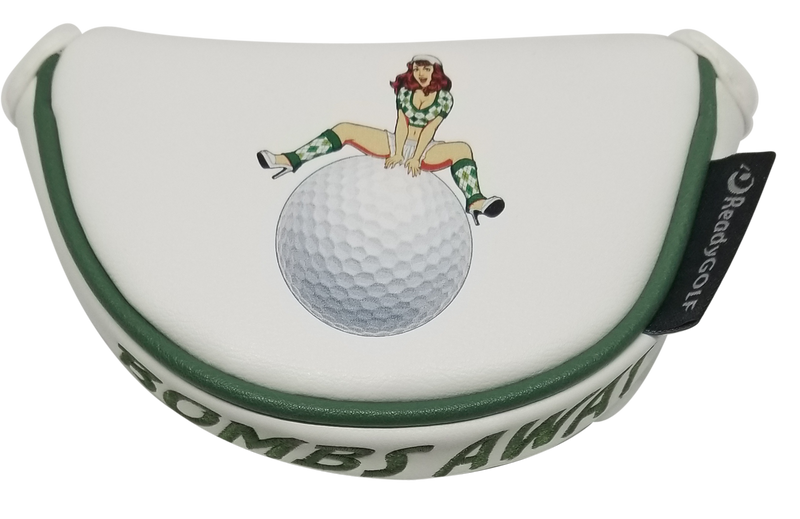 Bombs Away! Embroidered Putter Cover - Mid-Size Mallet by ReadyGOLF