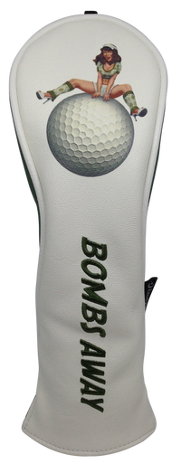 Bombs Away! Embroidered Pinup Hybrid Headcover by ReadyGOLF