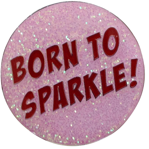 ReadyGOLF: Glitter Ball Marker & Hat Clip - Born To Sparkle