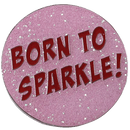 ReadyGOLF: Glitter Ball Marker & Hat Clip - Born To Sparkle